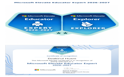Dzakirul Husni Raih Pengakuan Microsoft Elevate Educator Expert 2026–2027